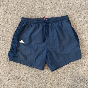 Kappa Blue Swim Trunks Size XL Drawstring Summer Beach Read